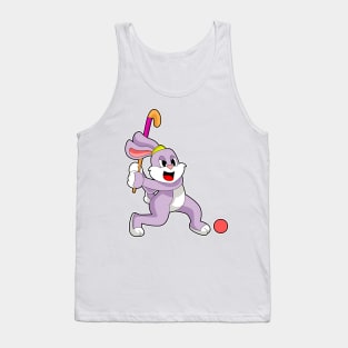 Rabbit Hockey Hockey stick Tank Top